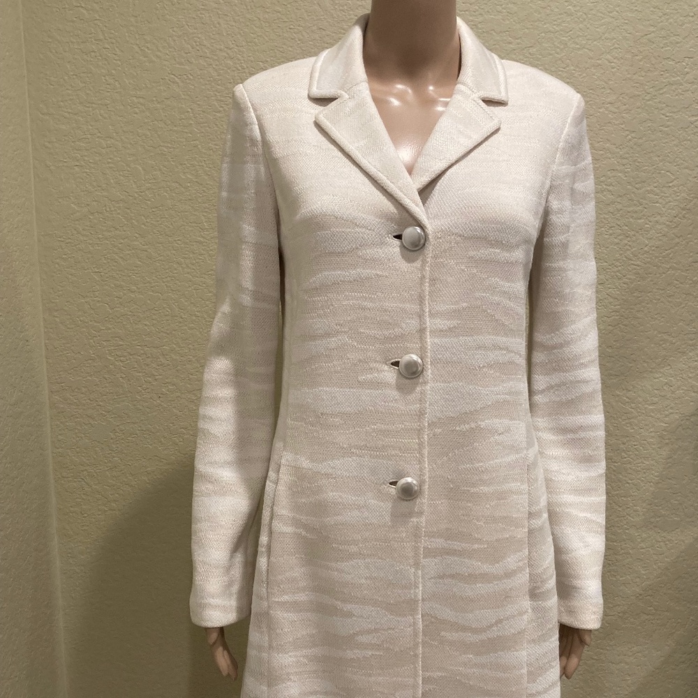 St. John Collection Knit Coat Topper (Sz 6)